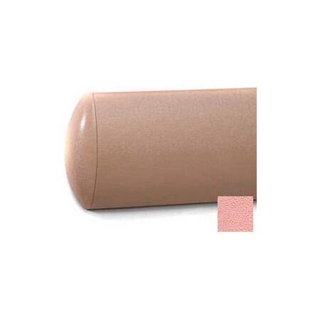 Pawling Crescent Shaped Wall Guard W/Rec. Plastic Clip Retainer System, 5"H x 12'L, English Rose WG-5C-12-373